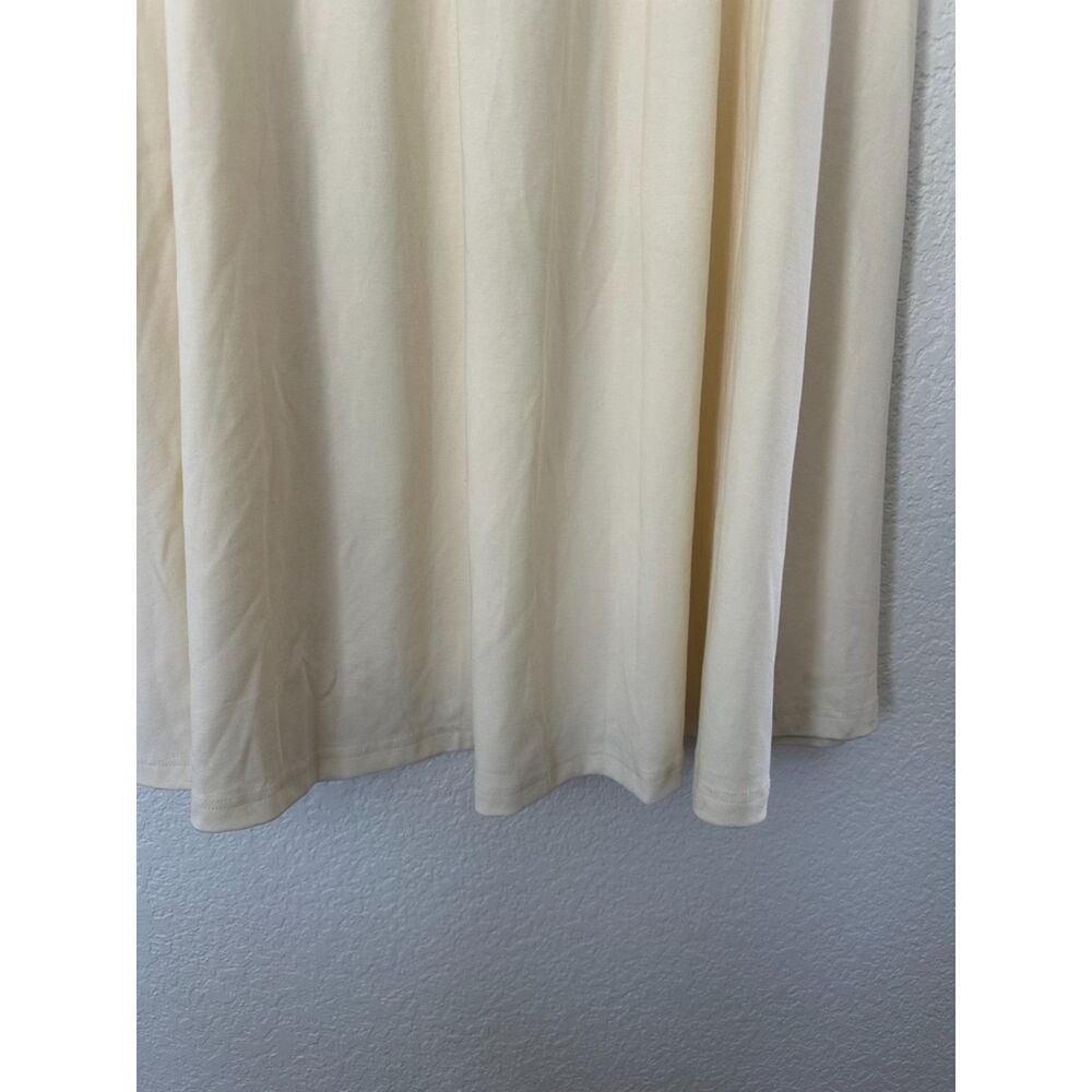 OGL Light Cotton Stretch Maxi Umbrella Skirt Midi Maxi With Pockets NWT Small - Picture 5 of 11
